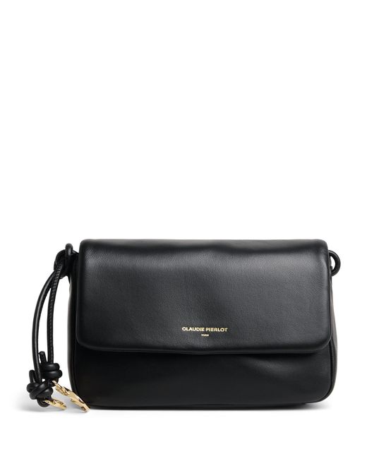 Claudie Pierlot Black Leather Cross-Body Bag