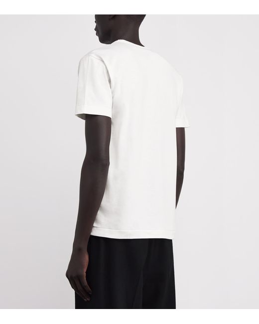 COMME DES GARÇONS PLAY White Heart Logo T-Shirt for men