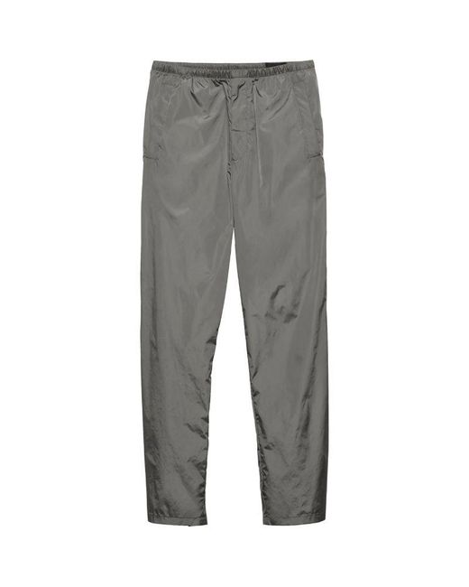 Prada Nylon Wide-Leg Trousers in Grey for Men | Lyst UK