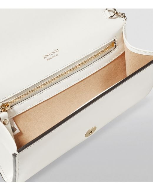 Jimmy Choo Natural Leather Varenne Chain Wallet