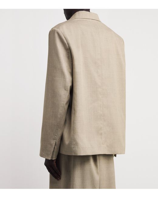 J.W. Anderson Natural Wool Tailored Blazer for men