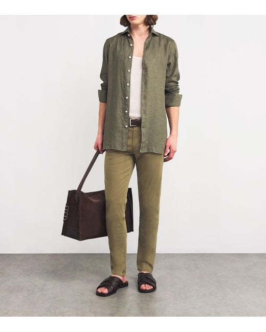 Citizens of Humanity Green London Tapered Slim Trousers for men