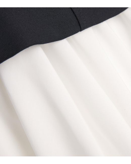 Jonathan Simkhai White Peplum Corset Jolynn Maxi Dress
