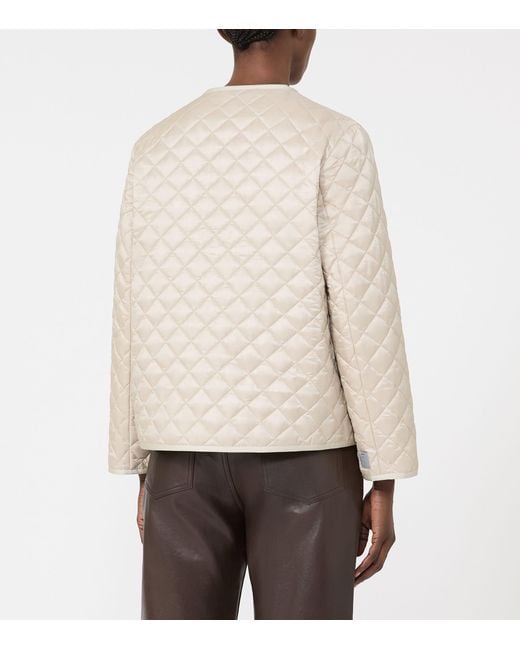 Max Mara Natural Cameluxe Quilted Jacket