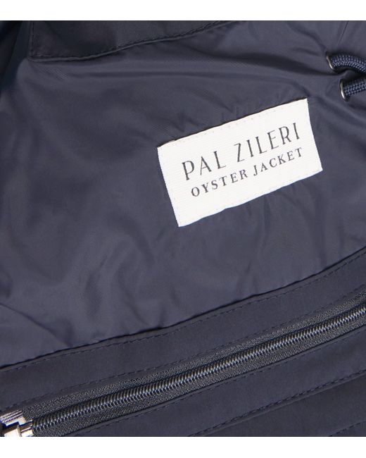 Pal Zileri Blue Technical Field Jacket for men