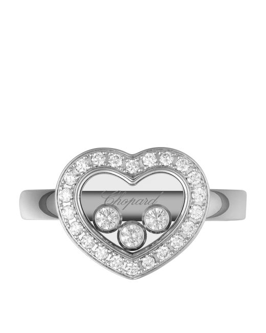 Chopard Metallic And Diamond Happy Diamonds Icons Ring