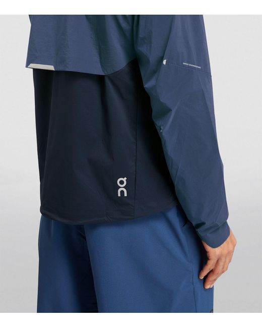 On Shoes Blue Core Running Jacket for men