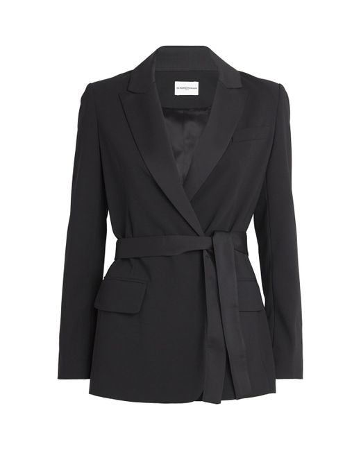 Claudie Pierlot Black Belted Blazer