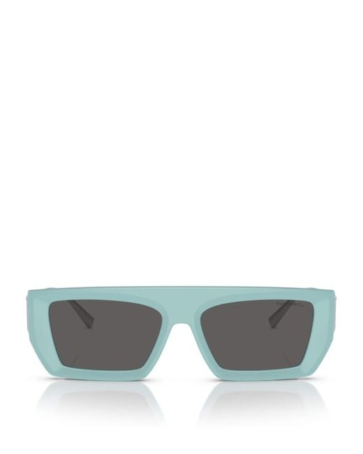 Tiffany & Co Gray Injected Rectangular Sunglasses