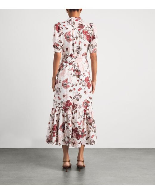ME+EM Pink Floral Print Maxi Dress