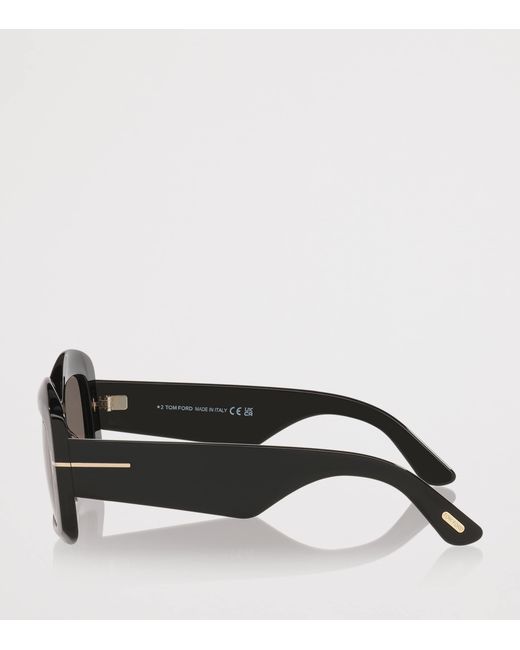 Tom Ford Black Acetate Venetia Sunglasses