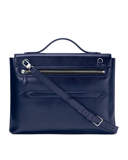 Montblanc Blue Leather Meisterstück Neo Briefcase