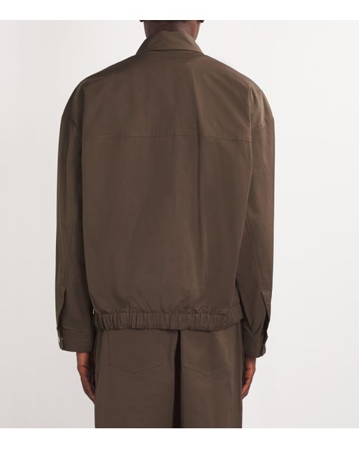 Nanushka Brown Technical Twill Emeric Jacket for men