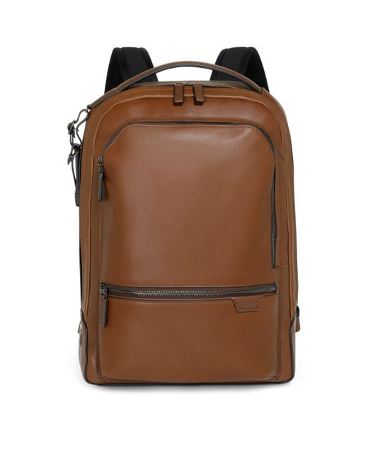 Tumi Brown Harrison Leather Backpack