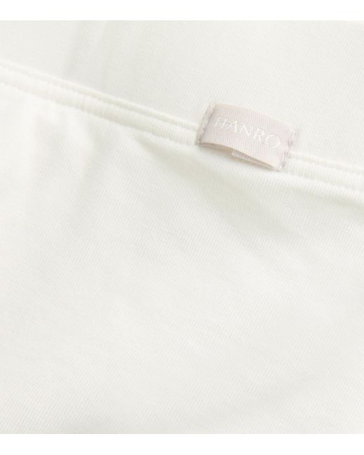 Hanro White Natural Function Trunks for men