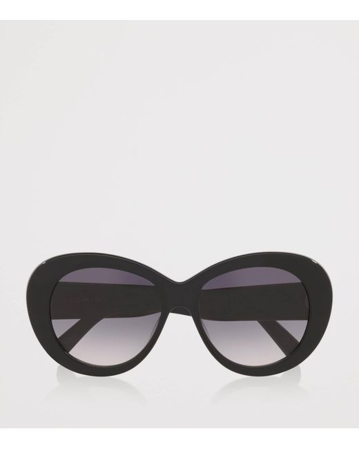 Céline Brown Acetate Triomphe Cl40317U Butterfly Sunglasses