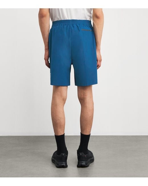 On Shoes Blue Train Shorts for men