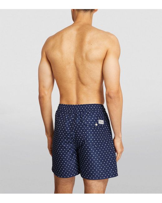 Polo Ralph Lauren Blue Polka-dot Swim Shorts for men