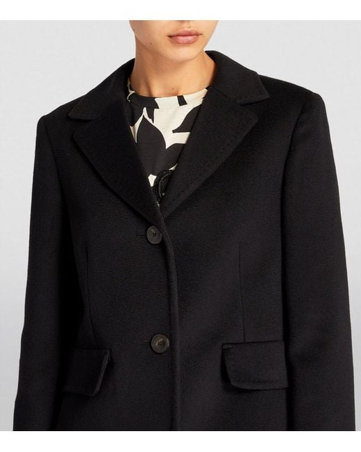 Max mara weekend black cheap coat