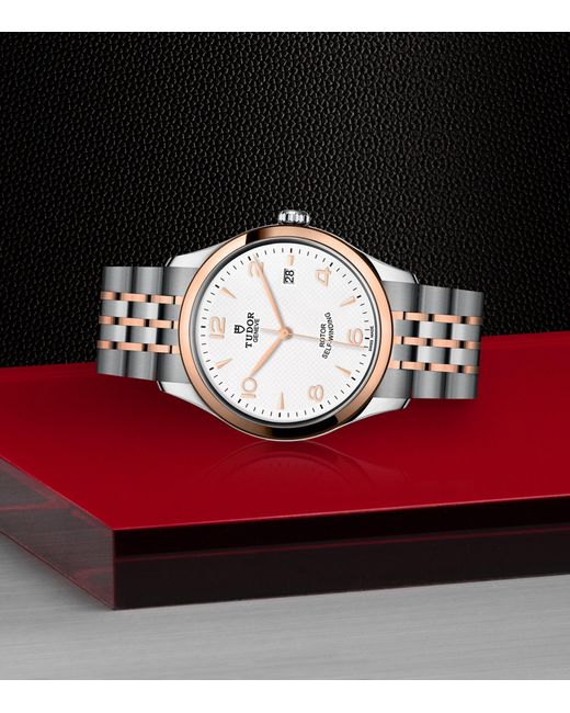 Tudor Metallic 1926 Stainless Steel And Rose Watch for men