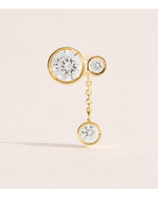 Sophie Bille Brahe Natural And Diamond Lou Single Earring