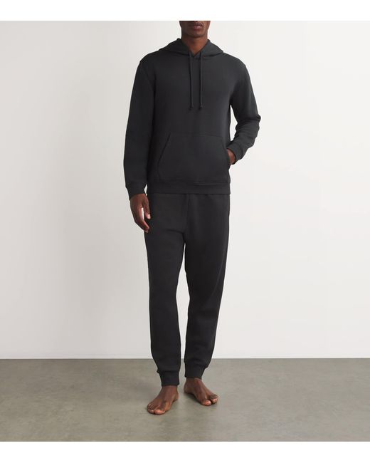 Skims Black Fleece Classic Hoodie for men