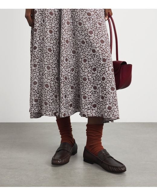 Sandro Gray Printed Maxi Dress