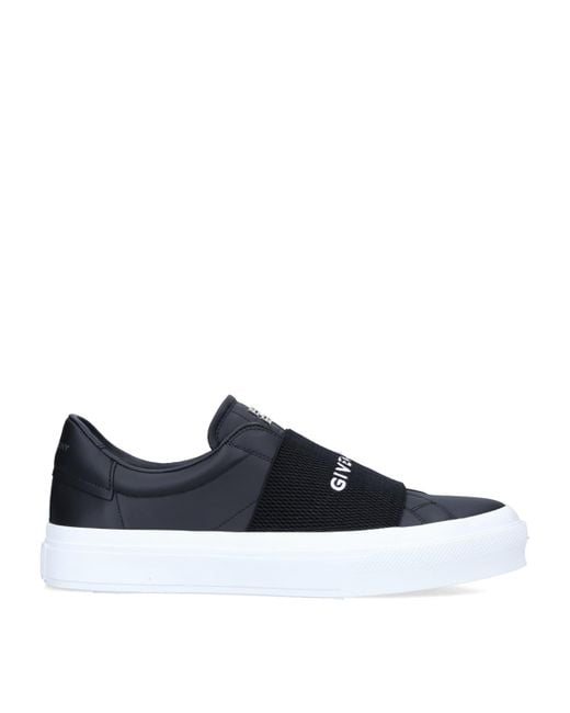 Givenchy Blue Leather City Court Sneakers for men