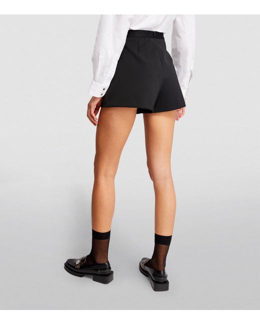 Maje Black Pleated Skort