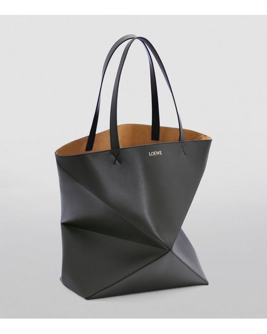 Loewe Black Puzzle Fold Tote Xl Bag for men