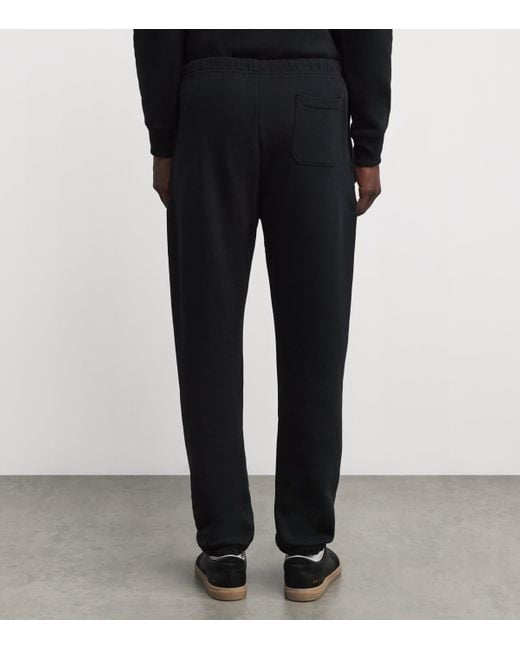Polo Ralph Lauren Black Cotton-Blend Logo Sweatpants for men