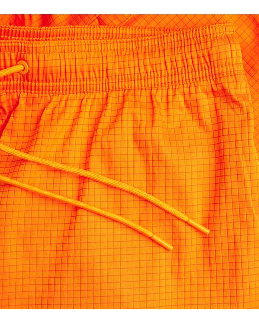 Calvin Klein Orange Ripstop Swim Shorts for men