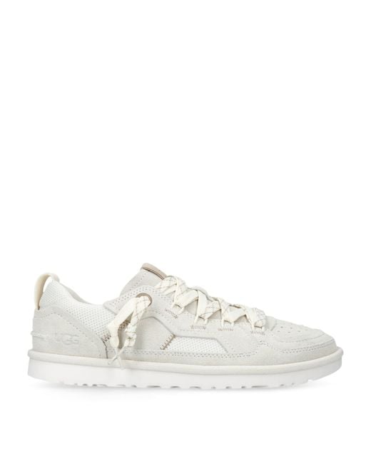 Ugg White Suede Minimel Sneakers for men