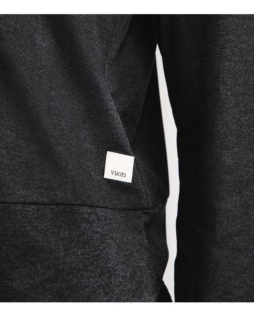 vuori Black Technical Daydream Long-Sleeve T-Shirt