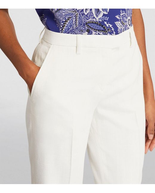 Etro White Tailored Trousers