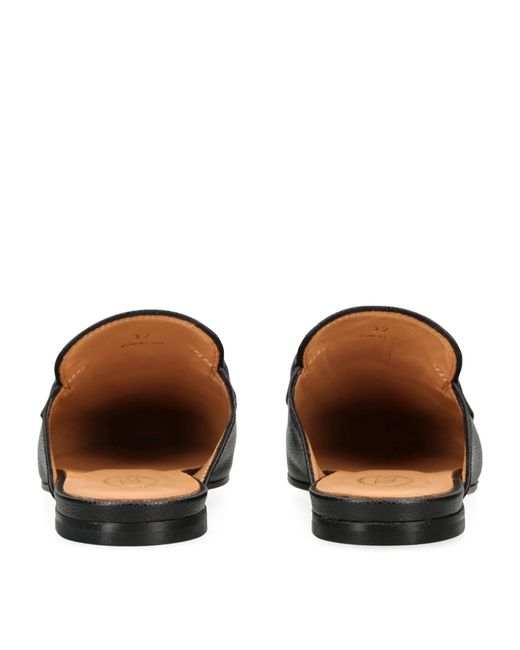 Tod's Black Leather Slippers