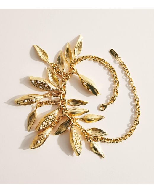 Chloé Metallic Corn Necklace