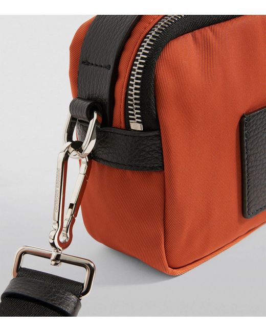 Giorgio Armani Red Mini Crossbody Bag for men