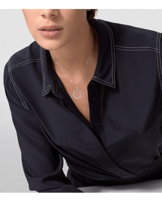 Cartier Metallic And Pavé Diamond Juste Un Clou Necklace