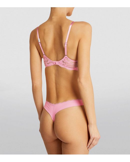 Calvin Klein Pink Seductive Comfort Lace Thong