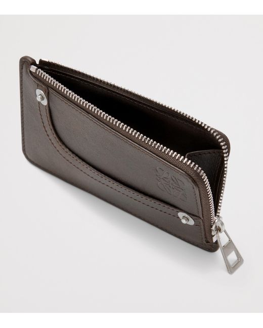 Loewe Black Calfskin Panta Coin Card Holder