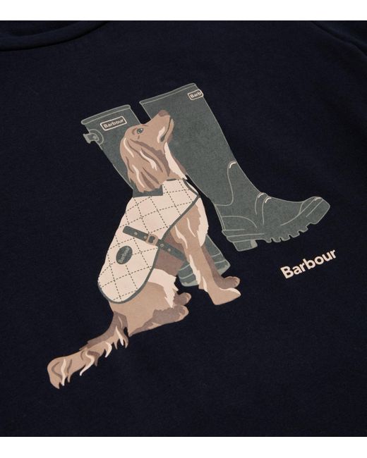 Barbour Blue Hedley Long Sleeve T-Shirt