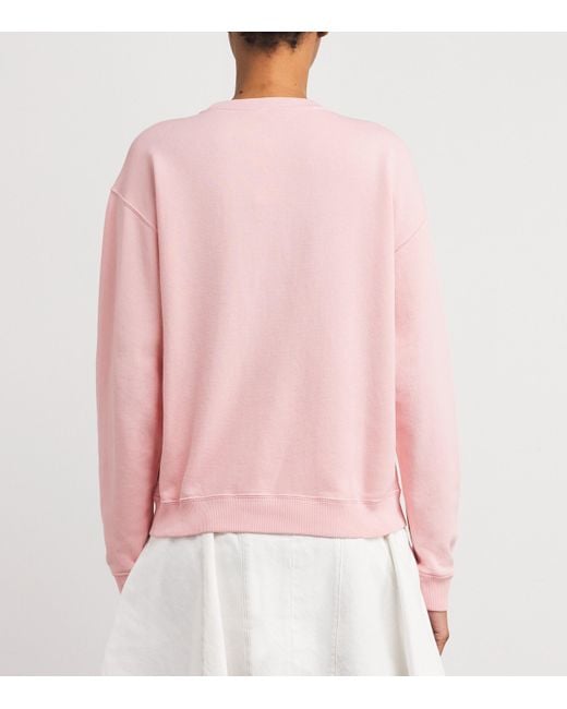 Polo Ralph Lauren Pink Cotton-Blend Polo Pony Sweatshirt