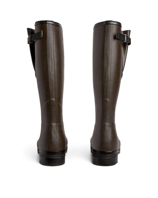 Le Chameau Brown Neoprene-Lined Vierzonord Wellington Boots for men