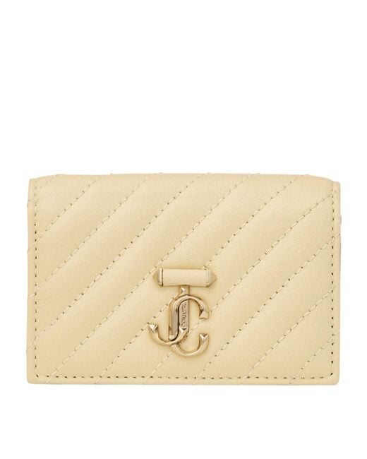 Jimmy Choo Natural Curve Nello Leather Wallet