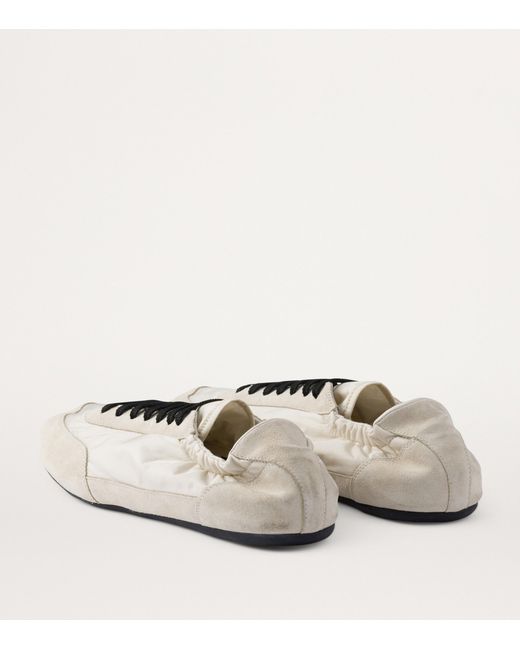 Prada White Panelled Sneakers