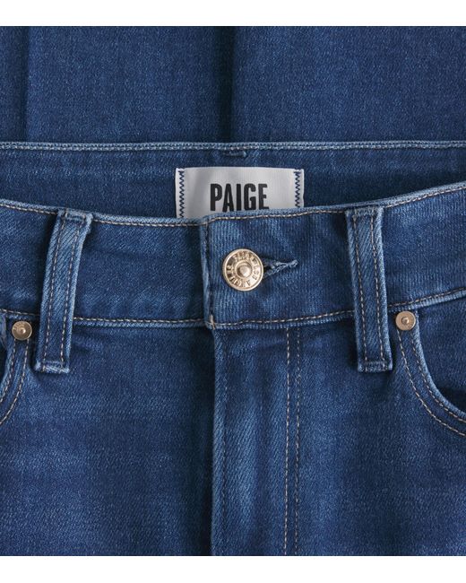 PAIGE Blue Anessa Wide-Leg Jeans