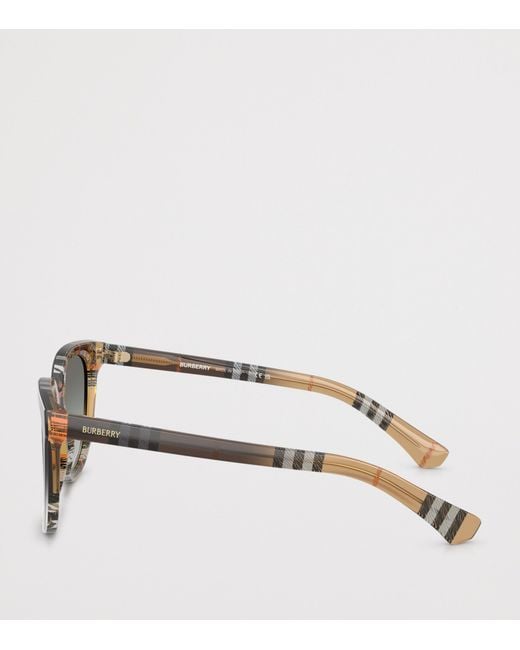 Burberry Gray Acetate Be4469 Phantos Sunglasses