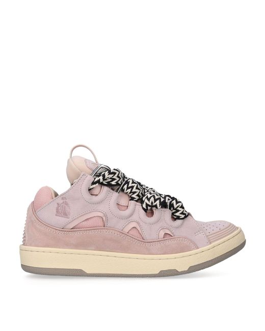 Lanvin Pink Curb Sneakers for men