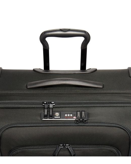Tumi Black Alpha 3 Medium Trip Expandable 4-Wheel Packing Case for men
